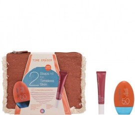 Medisei Time Eraser 2 Steps Kit For Timeless Skin Αντηλιακό Γαλάκτωμα Προσώπου με Χρώμα SPF50, 50ml & Ορός Προσώπου για Πανάδες, 30ml