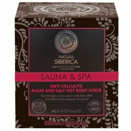 Natura Siberica Sauna & Spa Anti-Cellulite Algae & Salt Hot Body Scrub 370ml Scrub Απολέπισης Σώματος με Φύκια & Αλάτι Κατά της Κυτταρίτιδας