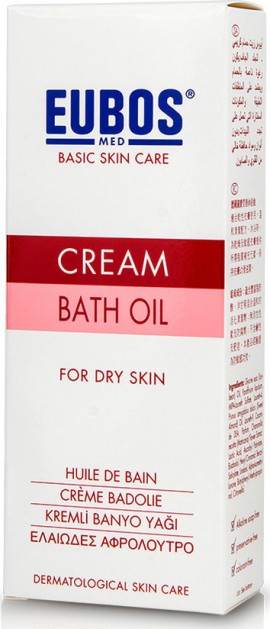 Eubos Cream Bath Oil Ελαιώδες Αφρόλουτρο Για Τον Απαλό, Βαθύ Καθαρισμό & Την Περιποίηση Του Ξηρού Δέρματος 200ml