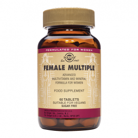 Solgar Female Multiple Πολυβιταμίνη για Γυναίκες για Ενέργεια & Τόνωση Ολόκληρου του Οργανισμού, 60tabs