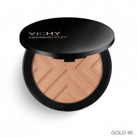 Vichy Dermablend Covermatte Make-Up No.45 Gold Υψηλής Κάλυψης Make Up για Λιπαρή Επιδερμίδα με Τάση Ακμής, 9.5gr