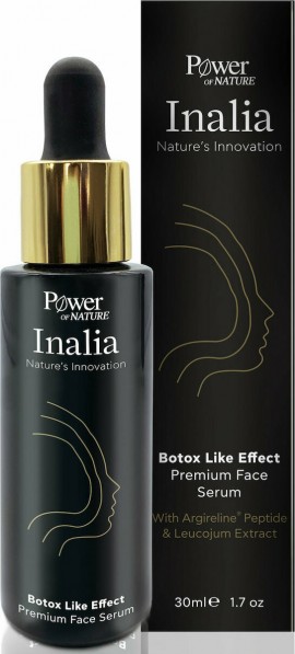Power Health Inalia Botox like Effect - Premium Face Serum 30ml Αντιρυτιδικός ορός Προσώπου για Αίσθηση Botox