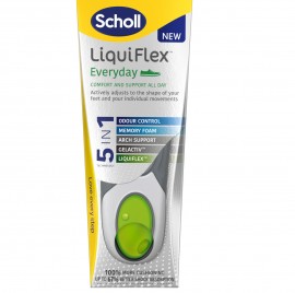 Scholl Liquiflex Everyday Ανατομικοί Πάτοι Παπουτσιών Small No 36-41 1 ζευγάρι