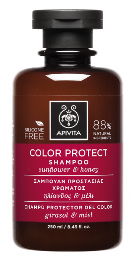 Apivita Σαμπουάν Προστασίας Χρώματος Ηλίανθος & Μέλι 250ml