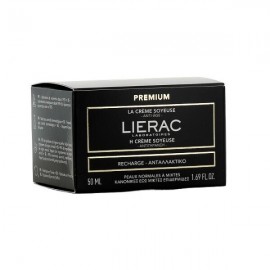 Lierac Premium Recharge La Creme Soyeuse, Ανταλλακτικό Δοχείο Αντιγηραντικής Κρέμας Προσώπου για Κανονικές έως Μικτές Επιδερμίδες 50ml