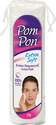 Pom Pon Extra Soft Δίσκοι Ντεμακιγιάζ 70 τεμάχια