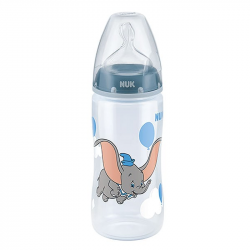 Nuk First Choice Disney Baby Blue Μπιμπερό Πρώτη Επιλογή με Θηλή Σιλικόνης Μπλε, 6-18 Μηνών, 300ml