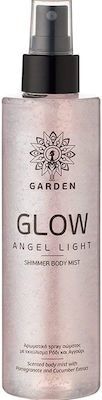 Garden Glow Angel Light Body Mist Silver Rose Shimmer Αρωματικό Spray Σώματος με Ασημένια Λάμψη 200ml