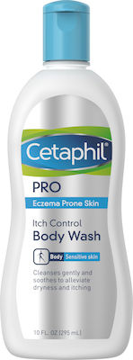 Cetaphil Pro Itch Control Body Wash Αφρόλουτρο Ανάπλασης Επιδερμίδας για Δέρματα με Τάση Ατοπίας - Κατάλληλο για Όλη την Οικογένεια, 295ml