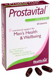 Health Aid – Prostavital Φυτικός Συνδυασμός με Βιταμίνες, Μέταλλα και Αμινοξέα για τον Προστάτη 30 καψ.