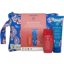 Apivita Promo Με Bee Sun Safe Λεπτόρρευστη Κρέμα Προσώπου SPF50 50ml & Δώρο After Sun Δροσιστική & Καταπραϋντική Κρεμα Gel Για Πρόσωπο & Σώμα 100ml