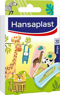 Hansaplast Kids Επιθέματα Παιδικά με Σχέδιο Animals, 20τμχ