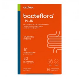 HOLISTIC MED BacteFlora Plus, Συνδυασμός Προβιοτικών και Πρεβιοτικού - 30caps