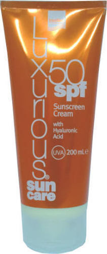 INTERMED Luxurious Sun Care Body Sunscreen Cream with Hyaluronic Acid SPF50 200ml