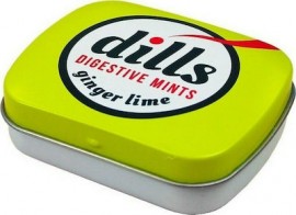 Dills Digestive Mints Ginger & Lime Παστίλιες για τη Χώνεψη, 15gr
