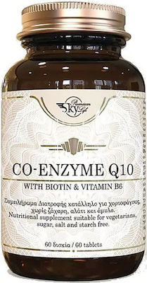 Sky Premium Life Co Enzyme Q10 with Biotin & Vitamin B6 Συμπλήρωμα διατροφής με συνένζυμο Q10, Βιοτίνη και βιταμίνη Β6 60 ταμπλέτες