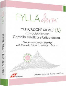 Fresiamed Fylladerm Sterile Gauze 10x10cm 10τεμ (Αποστειρωμένες Γάζες με Εκχύλισμα Ασιατικής Σεντέλας & Τσουκνίδας)