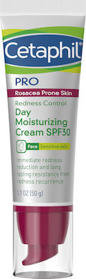 Cetaphil Pro Redness Control Day Moisturizing Cream Ενυδατική Κρέμα Ημέρας SPF30 για Ευαίσθητο & με Τάση για Ερυθρότητα Πρόσωπο - Ιδανικό για Ροδόχρους Ακμή, 50ml