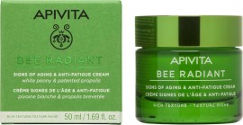 Apivita Bee Radiant Λευκή Παιώνια & Πατενταρισμένη Πρόπολη Κρέμα για Σημάδια Γήρανσης και Ξεκούραστη Όψη 50ml