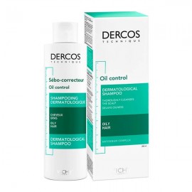 VICHY Dercos Oil Correct Shampoo Σαμπουάν Για Λιπαρά Μαλλιά 200ml