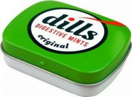 Dills Digestive Mints για τη Χώνεψη και την Κακοσμία, 15gr