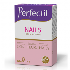 Vitabiotics Perfectil Plus Nails Extra Support Συμπλήρωμα Διατροφής για Υγιή Νύχια Δέρμα και Μαλλιά 60 ταμπλέτες