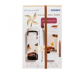 Korres Herbarium Of Vanilla Cinnamon Πακέτο Promo Βανίλια - Κανέλα Αφρόλουτρο 250ml & Γαλάκτωμα Σώματος 200ml