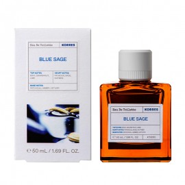 KORRES Blue Sage Eau De Toilette Ανδρικό Άρωμα με Νότες από Μέντα, Patchouli και Φασκόμηλο 50ml