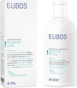 Eubos Sensitive Care Ελαιώδες Αφρόλουτρο Για Ευαίσθητες & Ξηρές Επιδερμίδες 200ml