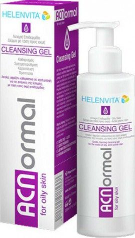 Helenvita ACNormal Cleansing Gel, Καθαριστικό Ζελ Προσώπου για Λιπαρές Επιδερμίδες 200ml