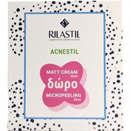 RILASTIL Promo Acnestil Matt Cream Κρέμα για Επιδερμίδα με τάση Ακμής , 40ml & Acnestil Micropeeling Απολεπιστική Λοσιόν, 30ml