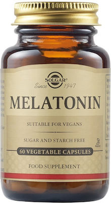 SOLGAR - Melatonin Συμπλήρωμα για τον Ύπνο 60 φυτικές κάψουλες