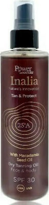Inalia Dry Tanning Oil Face & Body SPF30 Ξηρό Λάδι Για Πρόσωπο & Σώμα (200ml)