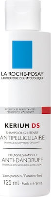 La Roche Posay Kerium DS Antipell Intensif, Σαμπουάν Εντατικής Αγωγής κατά της Πιτυρίδας, 125ml