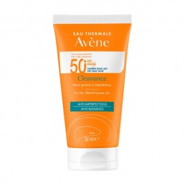 Avene Cleanance Soins Solaires Αντηλιακό Προσώπου SPF 50+ για το Ευαίσθητο Λιπαρό Δέρμα με Ατέλειες 50ml