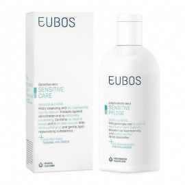 Eubos Sensitive Care Shower & Cream Απαλό Υγρό Καθαρισμού Για Ευαίσθητες Επιδερμίδες 200ml