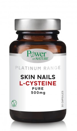 Power Health Platinum Range Skin Nails L-Cysteine Pure 500mg 30caps.