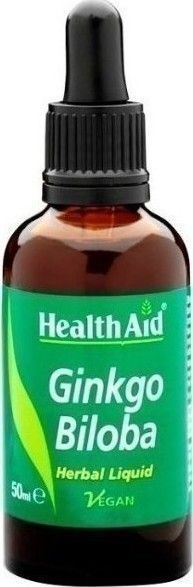 Health Aid σταγόνες Ginkgo Biloba 5000mg 50ml για κυκλοφορικό&καλή μνήμη και συγκέντρωση