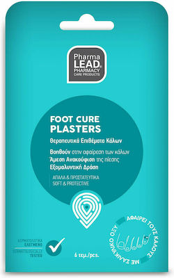 Pharmalead Foot Cure Plasters Θεραπευτικά Επικάλια Αφαιρούν Ανώδυνα Κάθε Είδους Κάλους & Προστατεύουν Απαλά & Άνετα 6 Τεμάχια