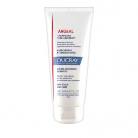 Ducray Argeal Shampooing Sebo-Absorabant 200ml Σμηγματο-Απορροφητικό Shampoo για Λιπαρό Τριχωτό Κεφαλής & Λιπαρά Μαλλιά