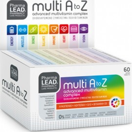 Pharmalead Multi A to Z Συμπλήρωμα Διατροφής Βιταμινών, Μετάλλων & Ιχνοστοιχείων 60Caps.