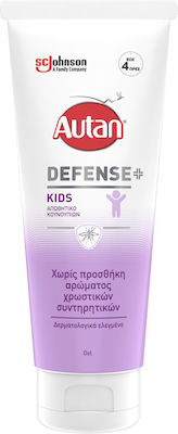 Autan Defense+ Άοσμο Εντομοαπωθητικό Gel σε Σωληνάριο Kids Κατάλληλο για Παιδιά 100ml