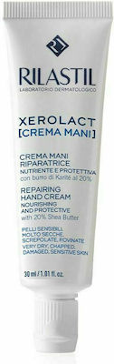 Rilastil Xerolact Crema Mani Repairing Hand Cream 30ml Επανορθωτική Κρέμα Χεριών για Ξηρή Επιδερμίδα