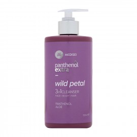 Medisei Panthenol Extra Wild Petal 3 In 1 Cleanser Γυναικείο Αφρόλουτρο & Σαμπουάν 500ml