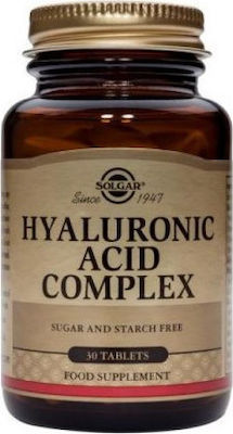 Solgar Hyaluronic Acid Complex Σύμπλεγμα με Υαλουρονικό Οξύ & Κολλαγόνο 30Tablets