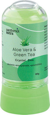 Panthenol Extra Aloe Vera & Green Tea Crystal Deo Αποσμητικό Roll-On με Αλόη & Πράσινο Τσάι, 80gr