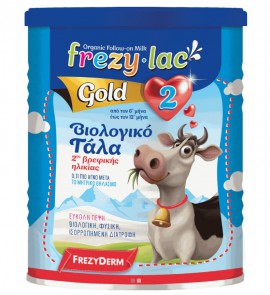 Frezylac Gold 2, Βιολογικό Γάλα για Βρέφη από τον 6 μήνα έως τον 12 μήνα 400gr