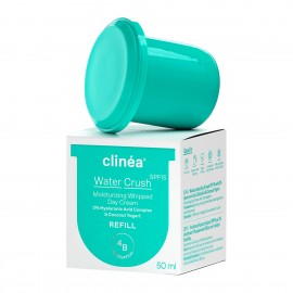 Clinéa Water Crush Day Cream Refill Ενυδατική Κρέμα Ημέρας με Υαλουρονικό Οξύ & Αντηλιακή Προστασία SPF15 (Ανταλλακτικό) , 50ml