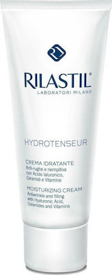 Rilastil Hydrotenseur Nourishing Cream Αντιρυτιδική Κρέμα Θρέψης για το πρόσωπο, κατάλληλη για ξηρές επιδερμίδες & ως κρέμα νυκτός για κανονικές & μικτές, 50ml