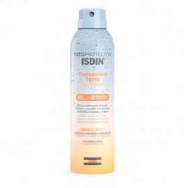 ISDIN Fotoprotector Transparent Spray Wet Skin Αντηλιακό Σώματος SPF30, Αντηλιακό Ανάλαφρης Υφής Κατάλληλο για Υγρή Επιδερμίδα 250ml
